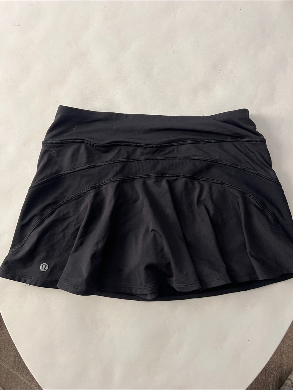 Lululemon Black Mini Tennis Skort Size 6